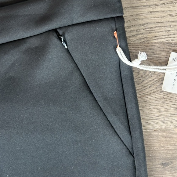 NWT Good American Scuba Boss Straight Trouser in Black size 26 Plus - Picture 9 of 12